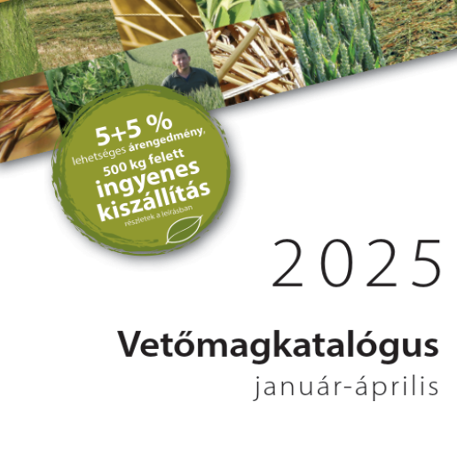 Megjelent 2025-ös január-áprilisi vetőmagkatalógusunk!